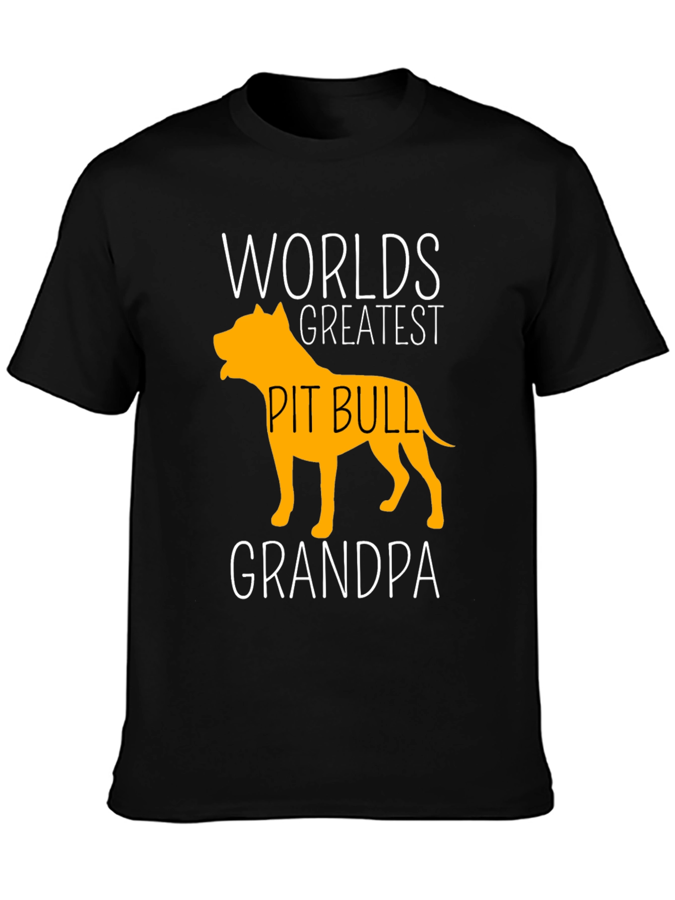 Worlds Greatest Pit Bull Grandpa T-Shirt