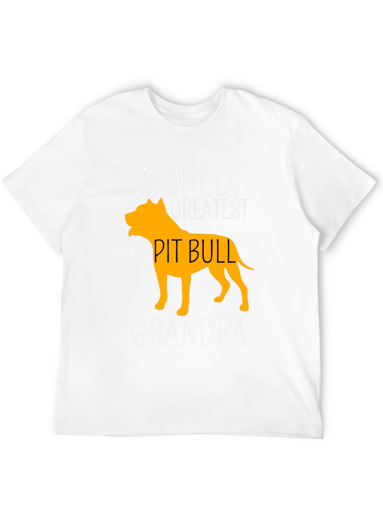 Worlds Greatest Pit Bull Grandpa T-Shirt