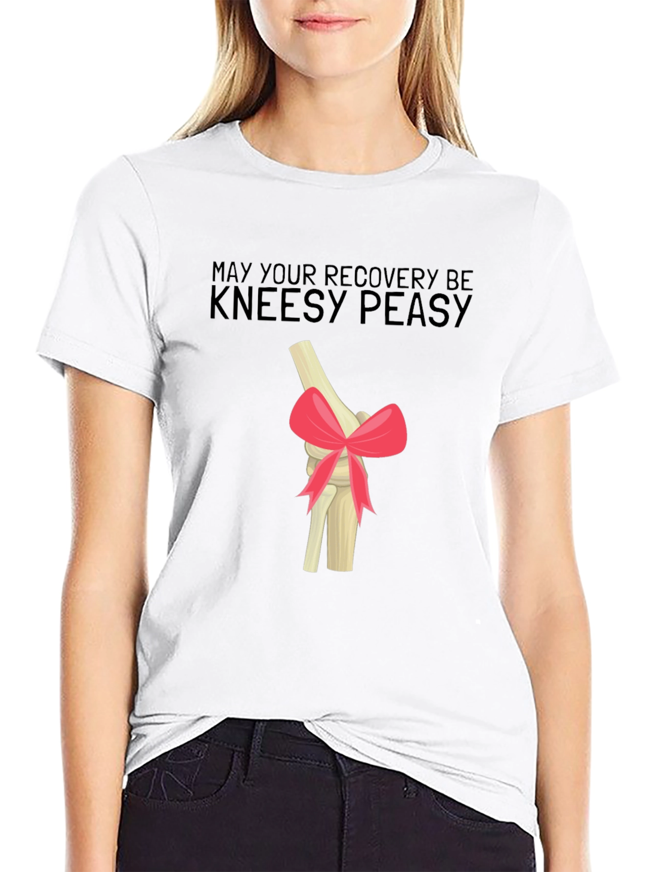 Kneesy Peasy Recovery T-Shirt - Get Well Gift