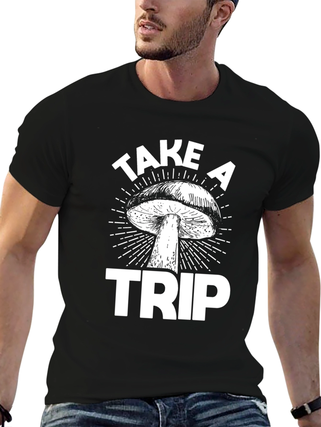 Take A Trip Mushroom Graphic T-Shirt