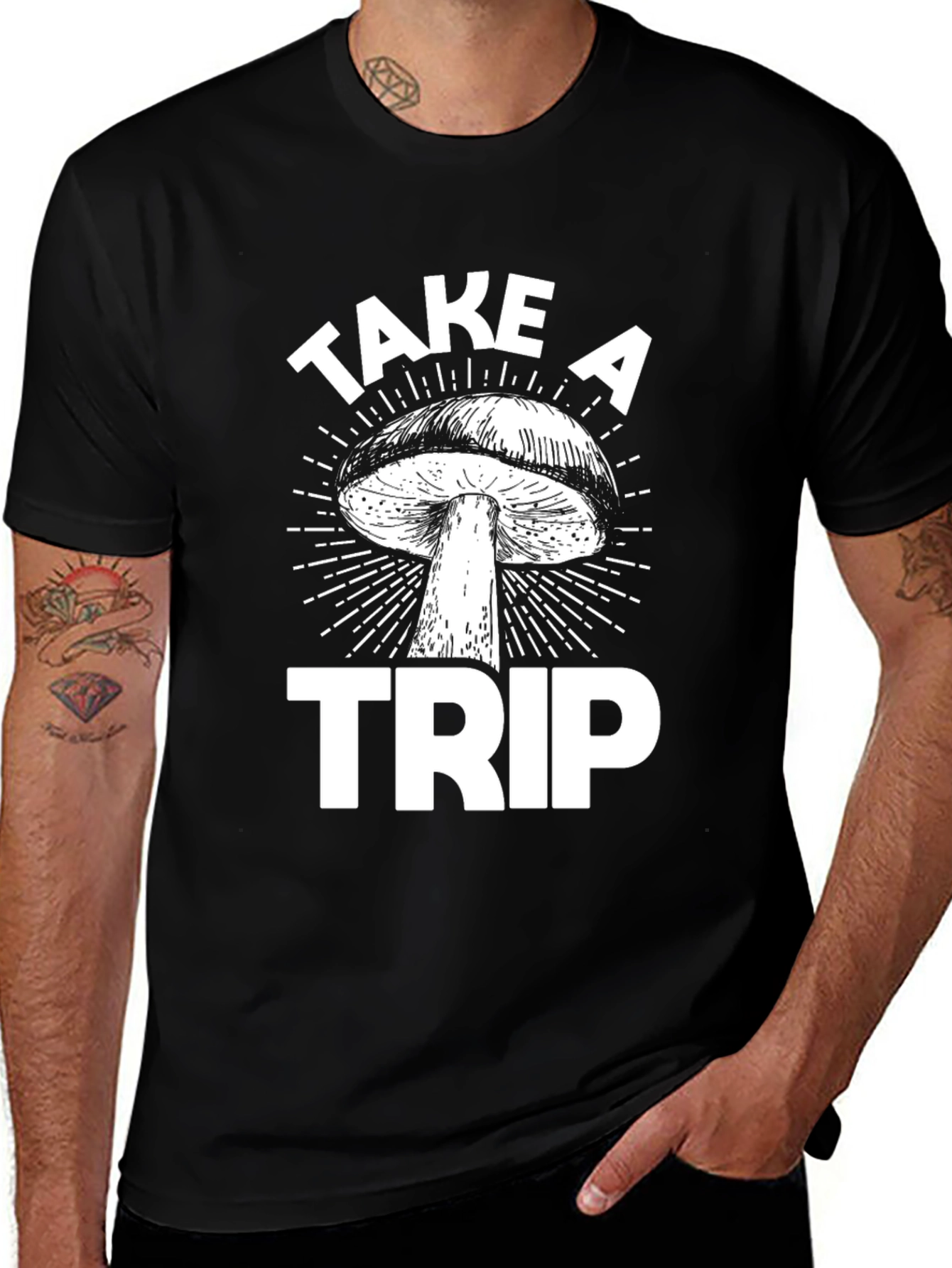 Take A Trip Mushroom Graphic T-Shirt