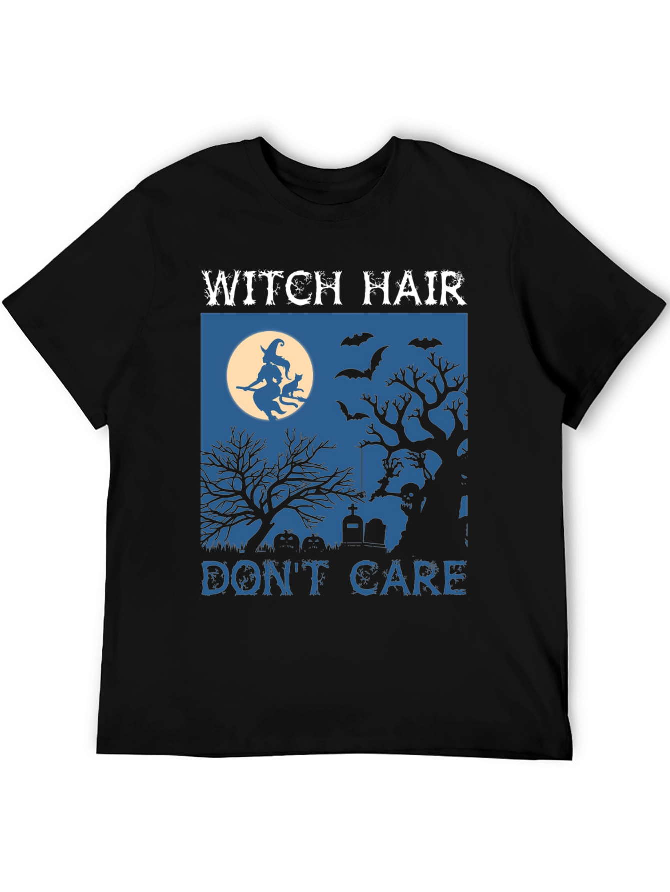 Witch Hair Dont Care Halloween T-Shirt