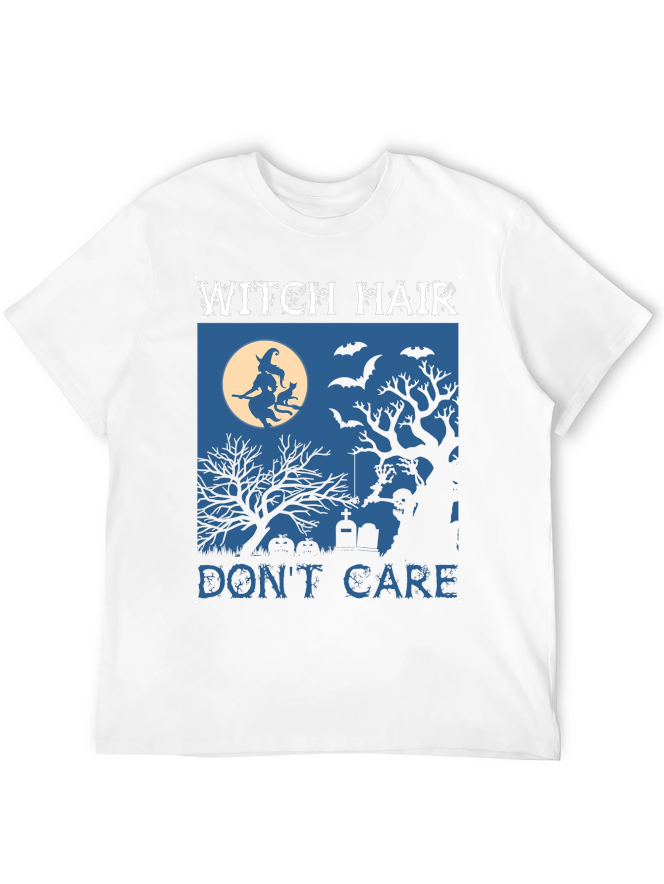 Witch Hair Dont Care Halloween T-Shirt
