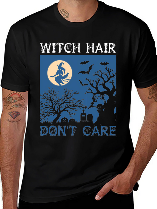 Witch Hair Dont Care Halloween T-Shirt