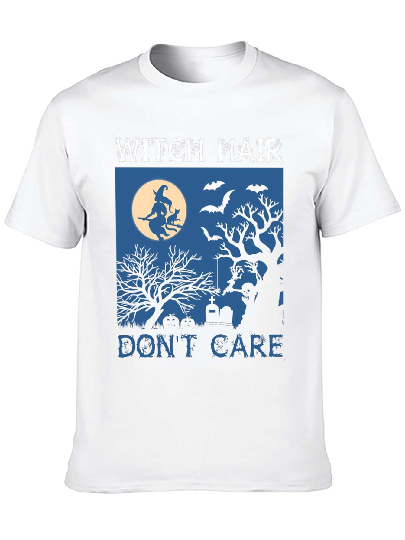Witch Hair Dont Care Halloween T-Shirt