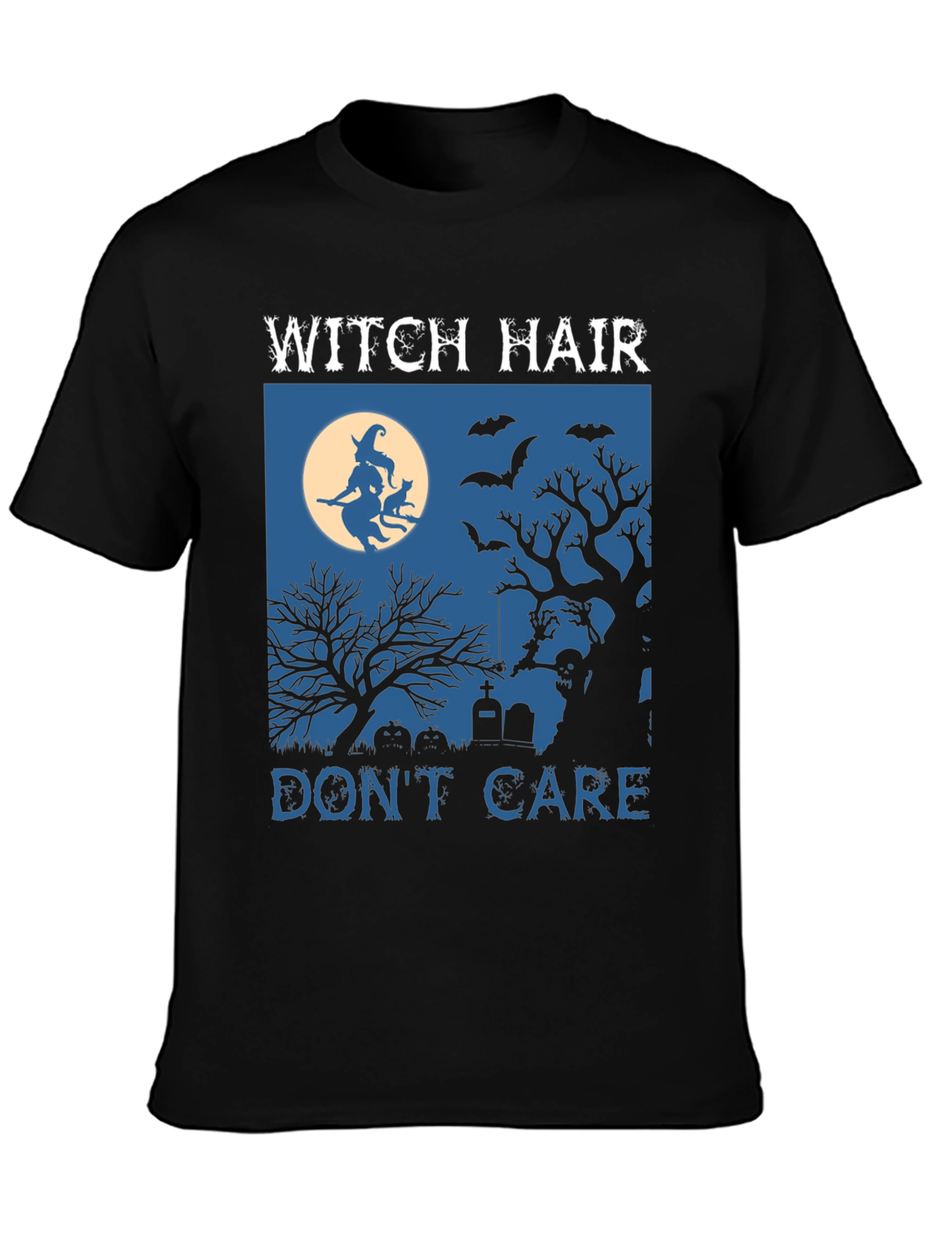 Witch Hair Dont Care Halloween T-Shirt