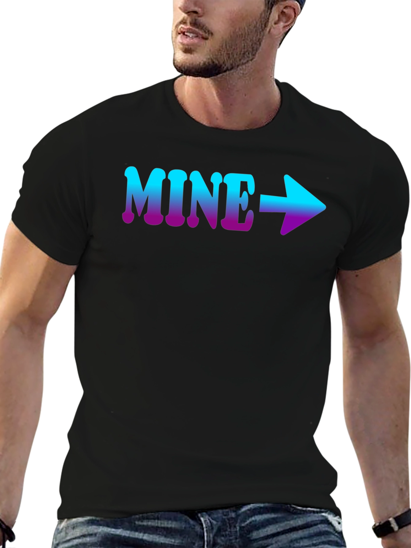 Mine Arrow T-Shirt - Novelty Graphic Tee