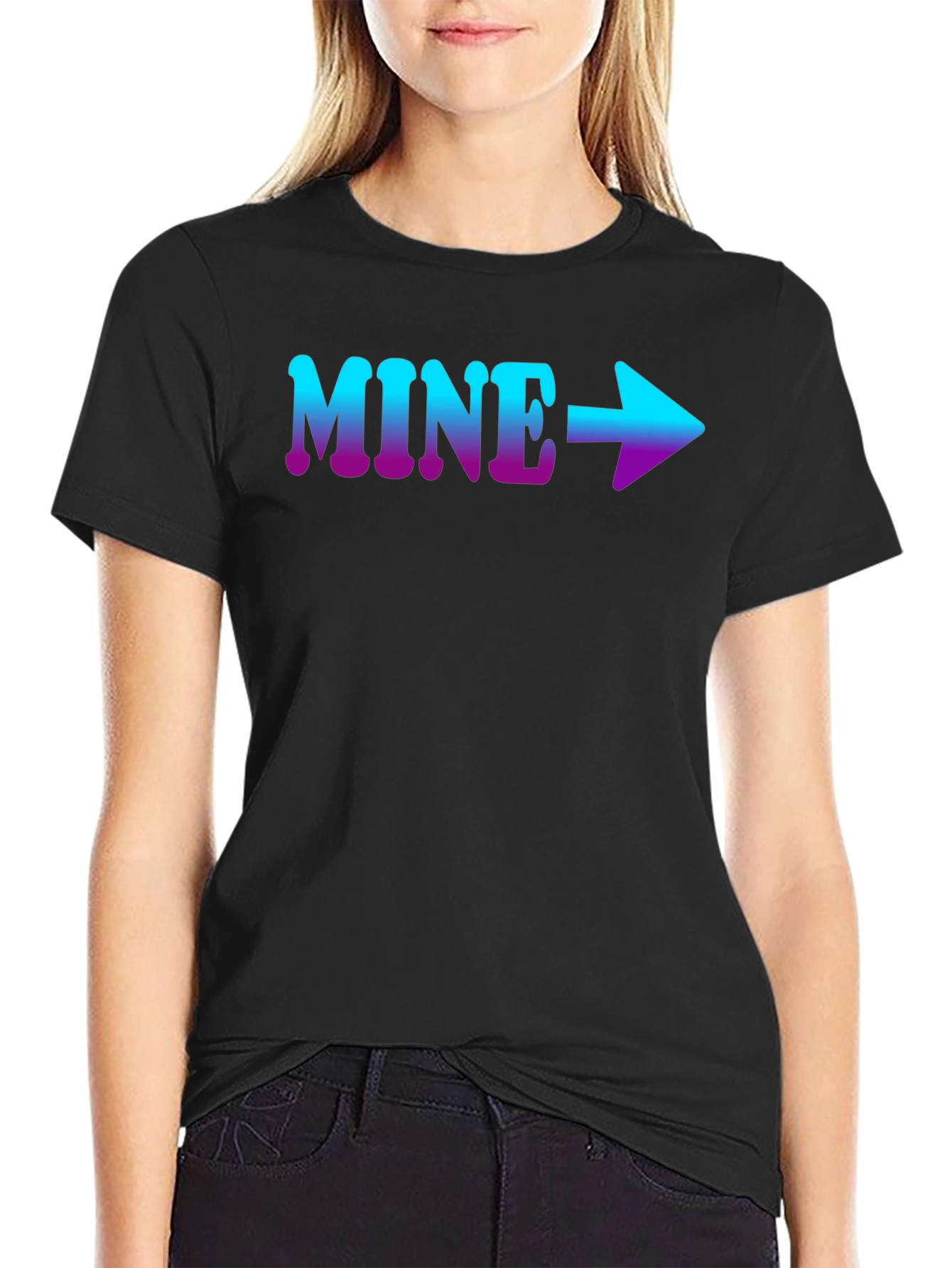 Mine Arrow T-Shirt - Novelty Graphic Tee