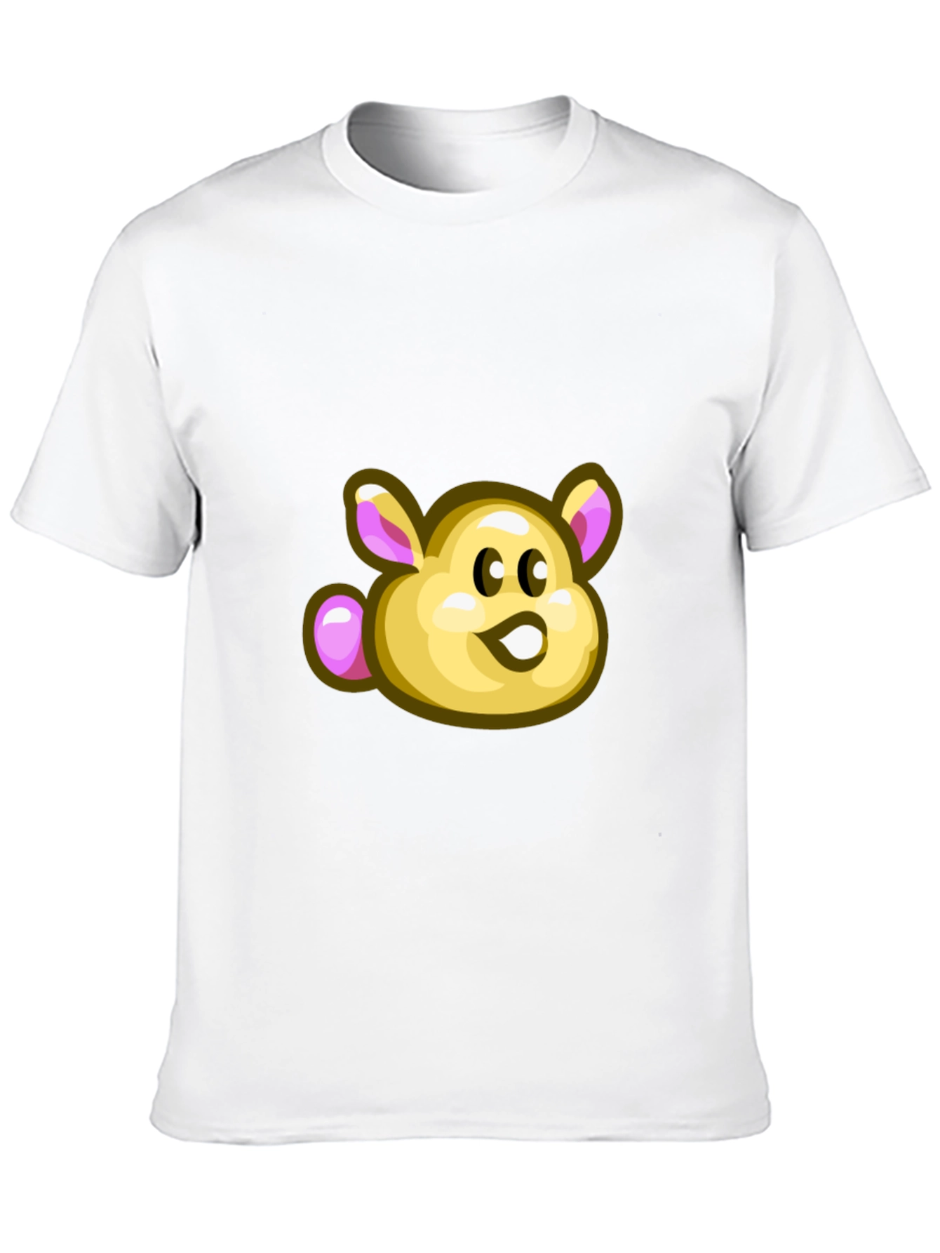 Cute Hamster Graphic Black T-Shirt