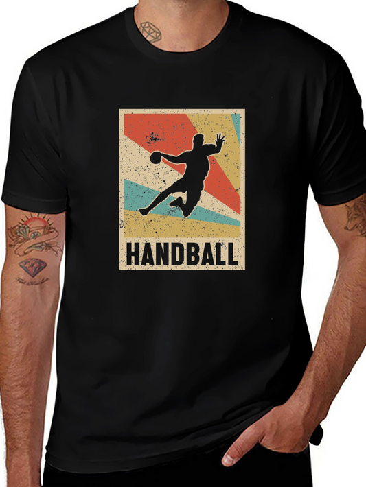 Vintage Handball Graphic T-Shirt
