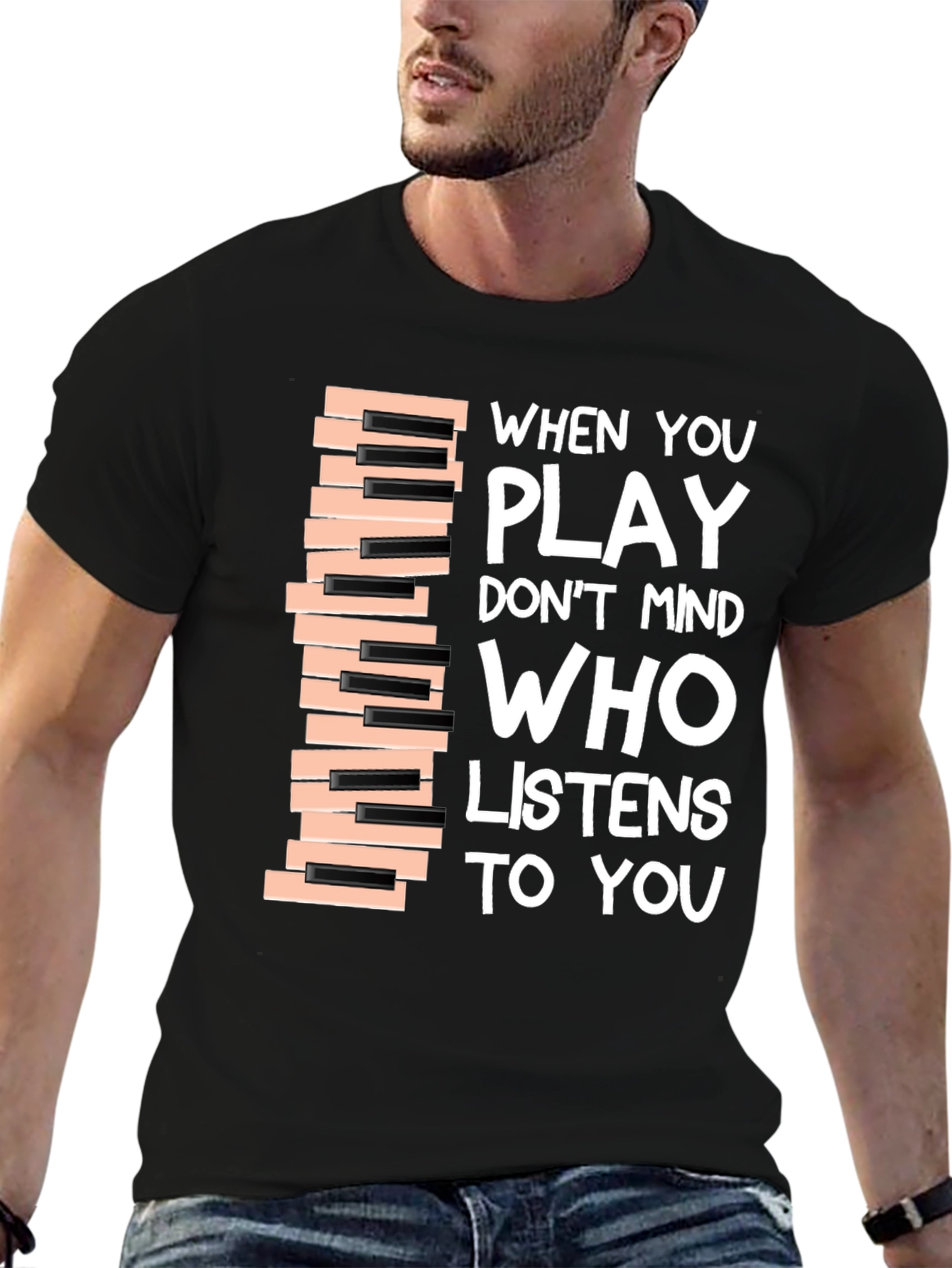 Piano Keys T-Shirt - Music Lover Tee