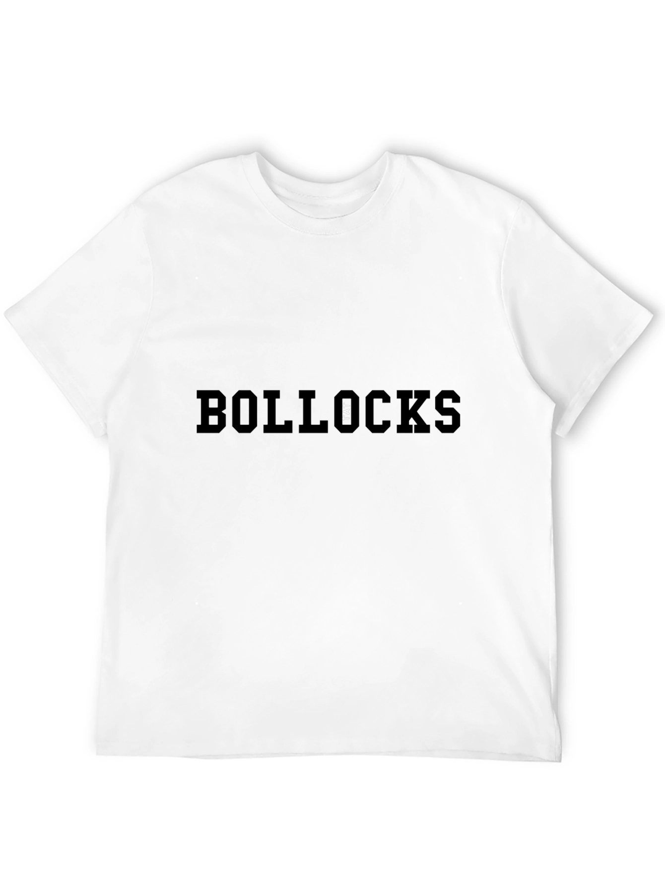 Bollox Graphic Tee - Bold Slogan Black T-Shirt