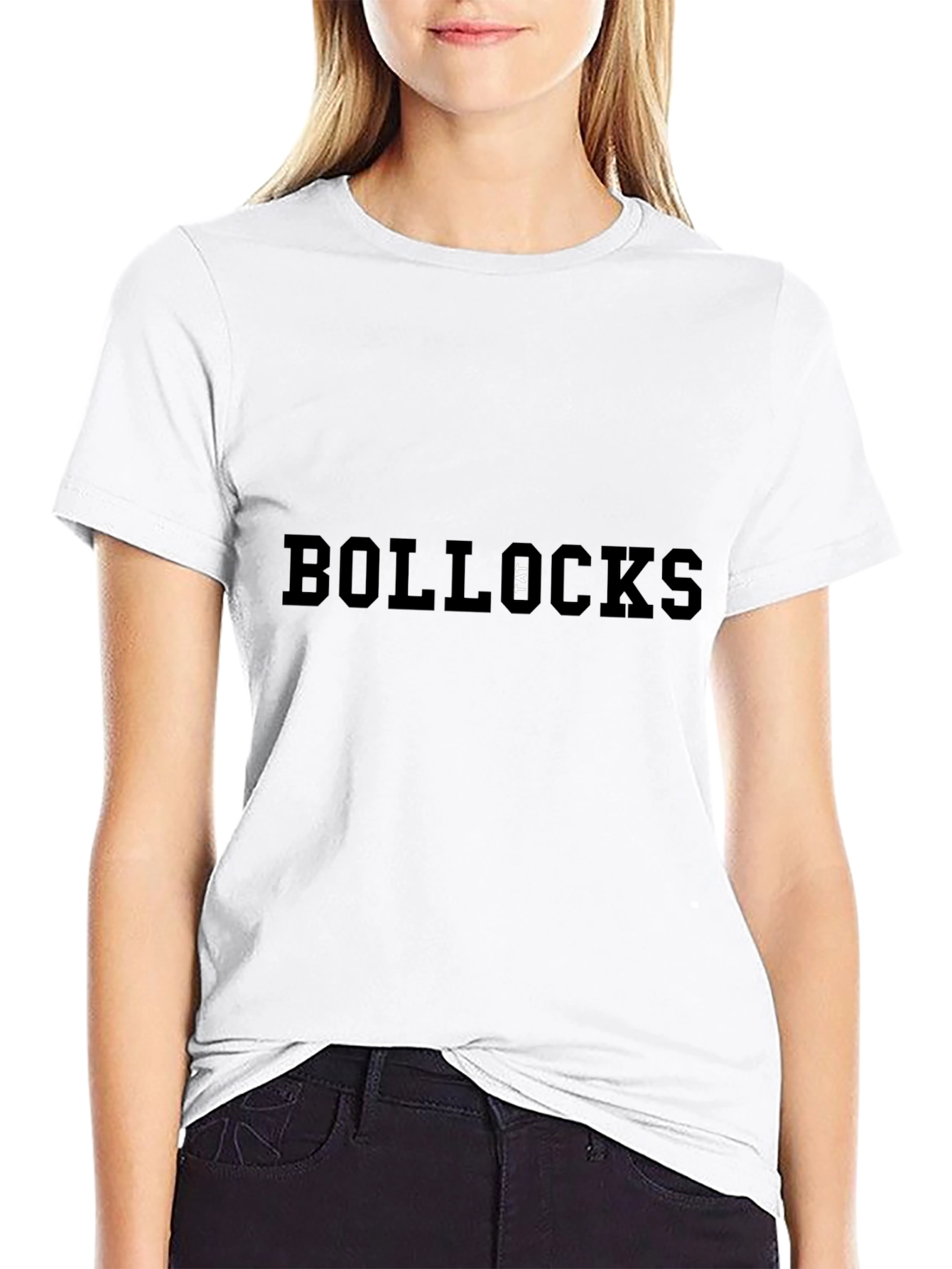 Bollox Graphic Tee - Bold Slogan Black T-Shirt