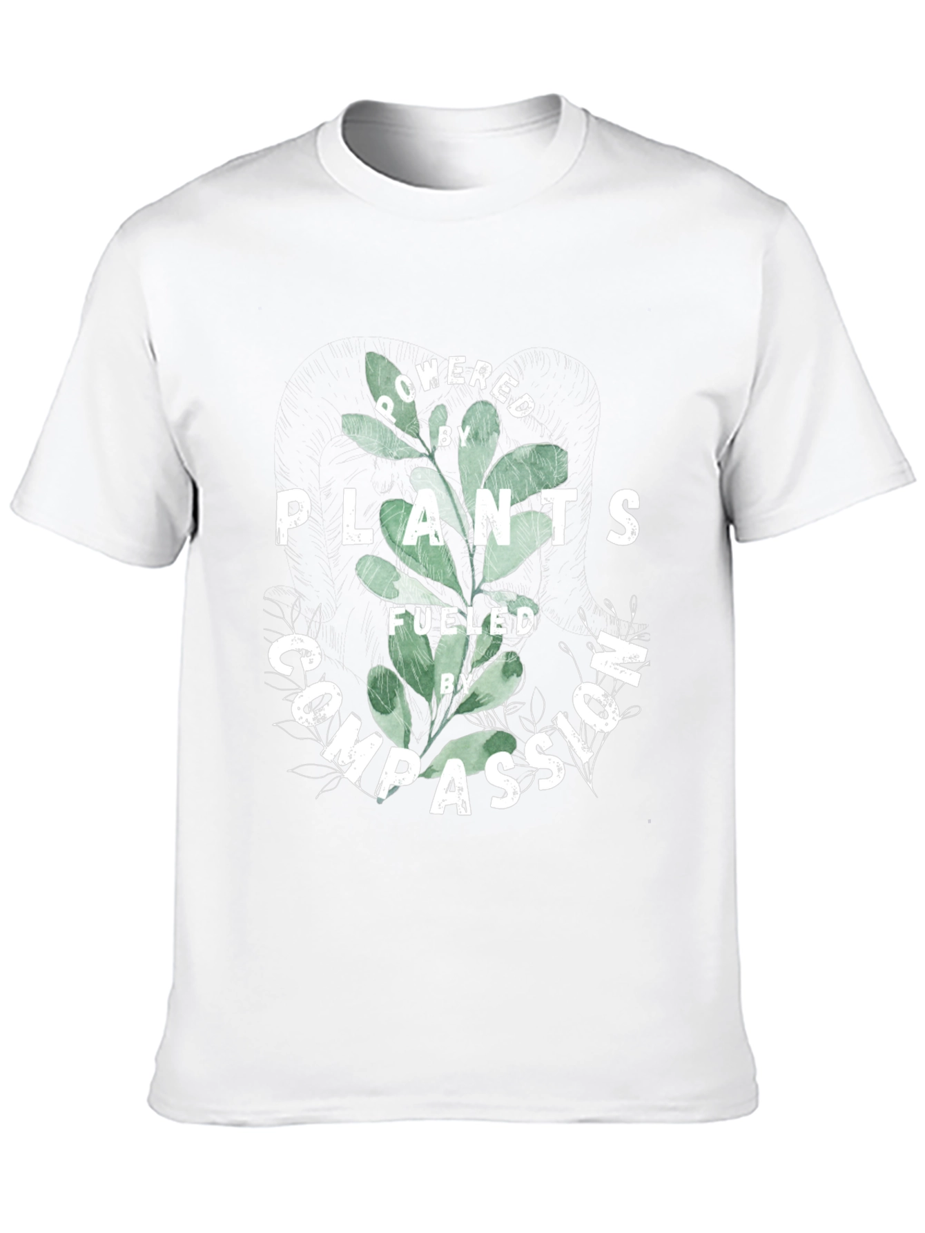 Vegan T-Shirt: Powered by Plants Fueled by Compassion