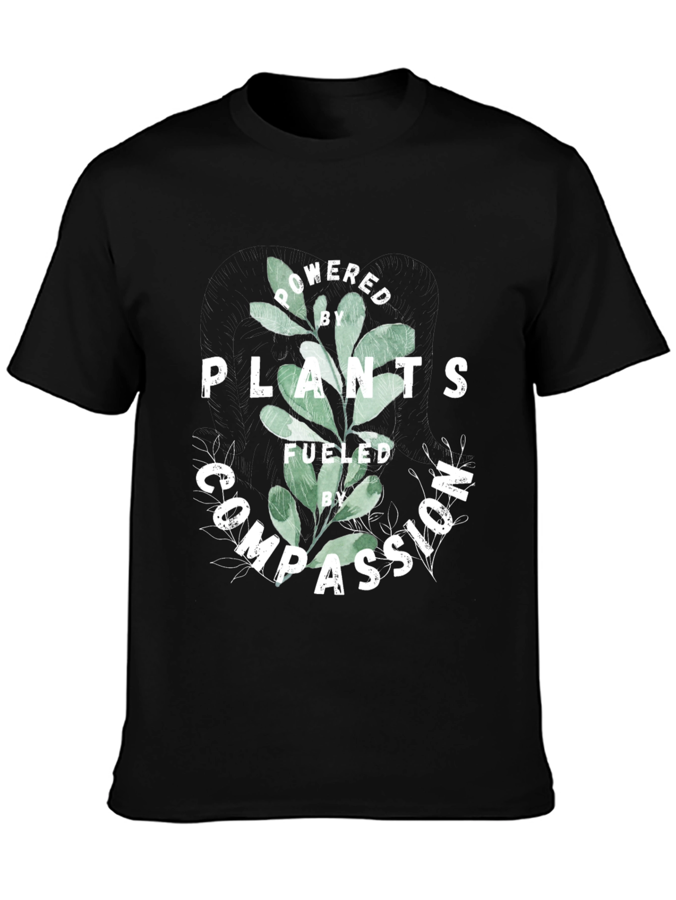 Vegan T-Shirt: Powered by Plants Fueled by Compassion