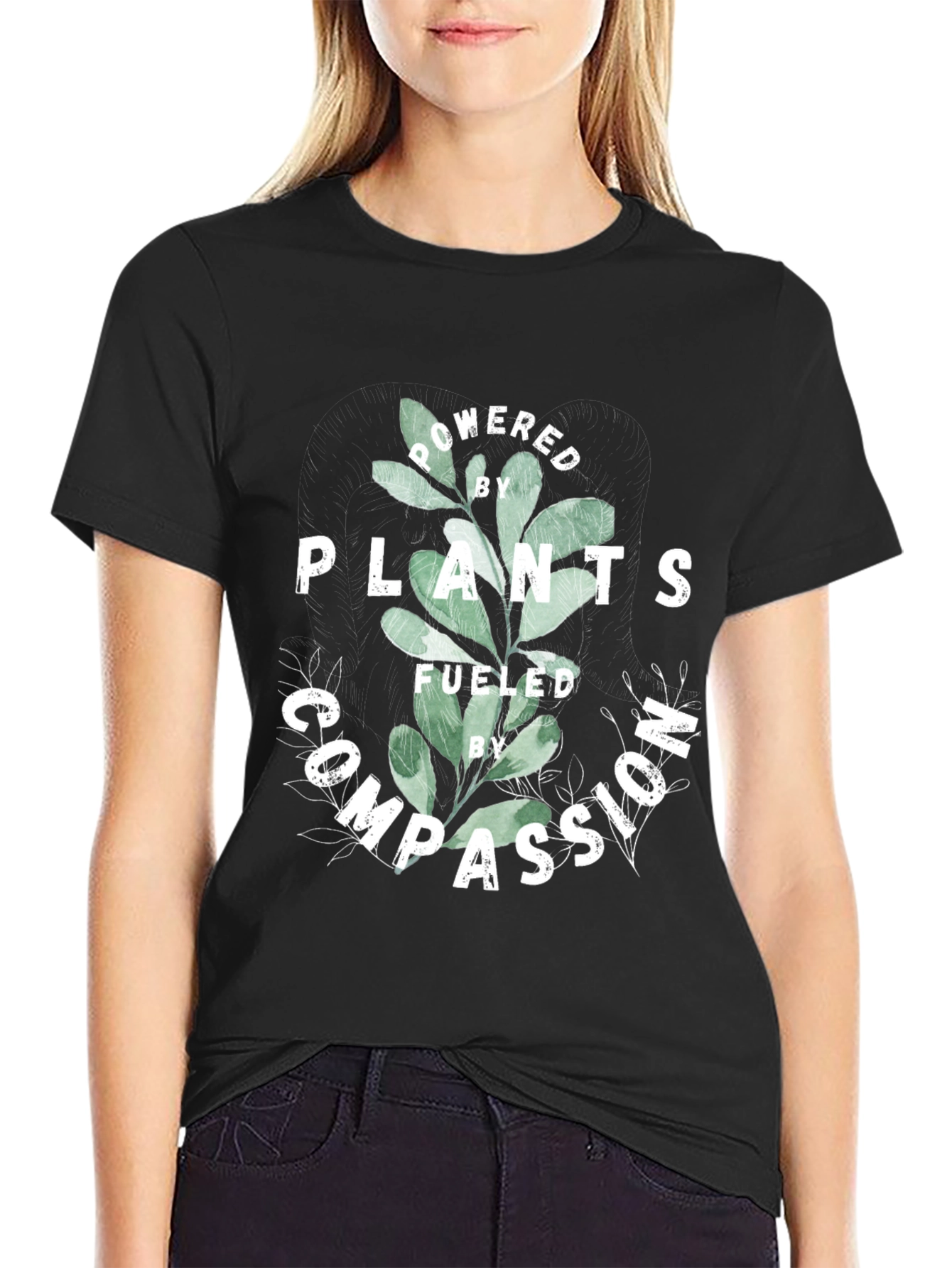 Vegan T-Shirt: Powered by Plants Fueled by Compassion