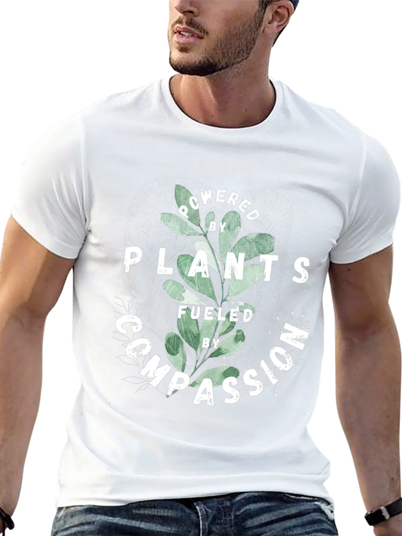 Vegan T-Shirt: Powered by Plants Fueled by Compassion