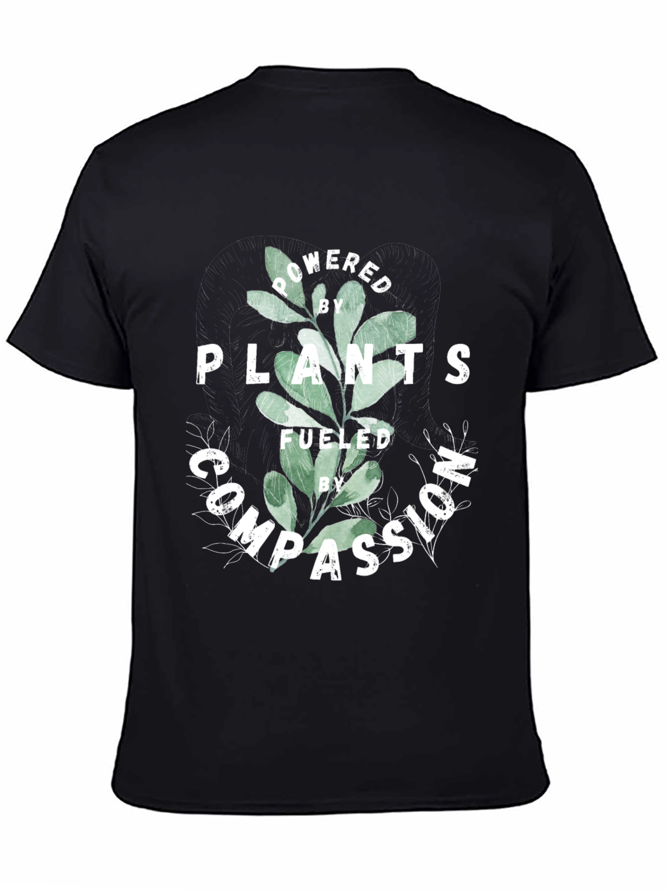 Vegan T-Shirt: Powered by Plants Fueled by Compassion