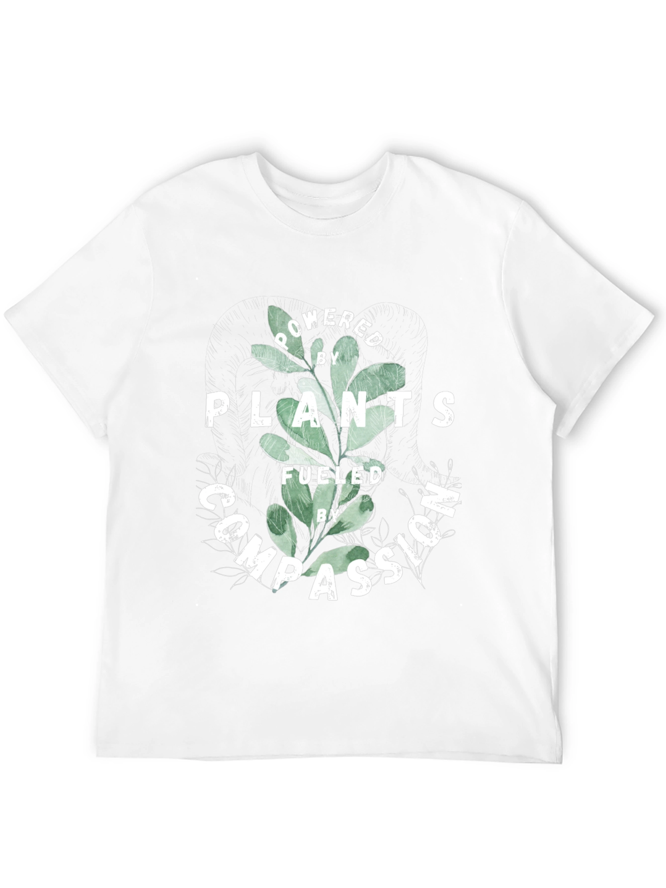 Vegan T-Shirt: Powered by Plants Fueled by Compassion