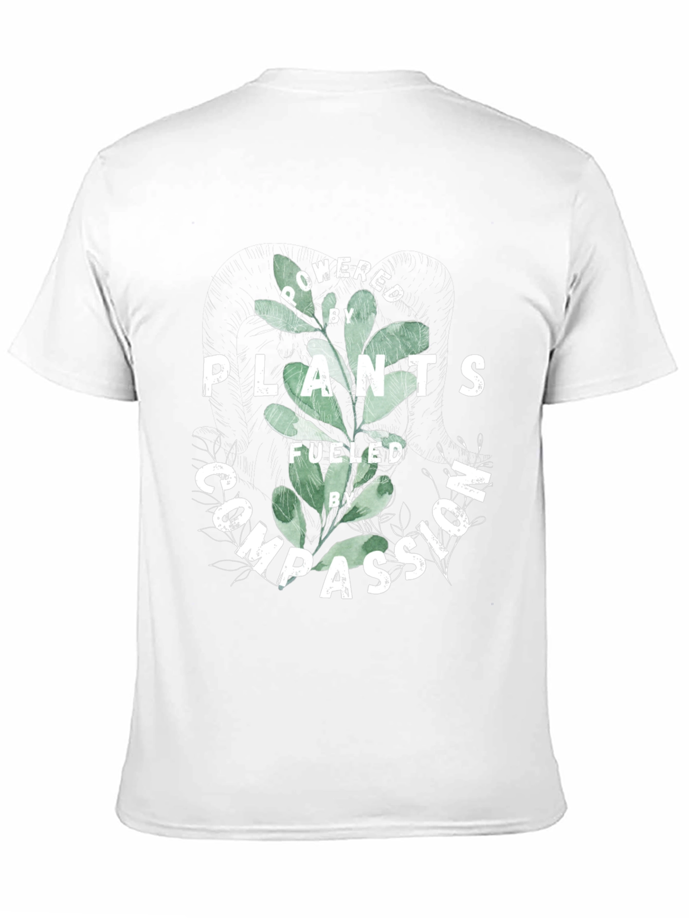 Vegan T-Shirt: Powered by Plants Fueled by Compassion