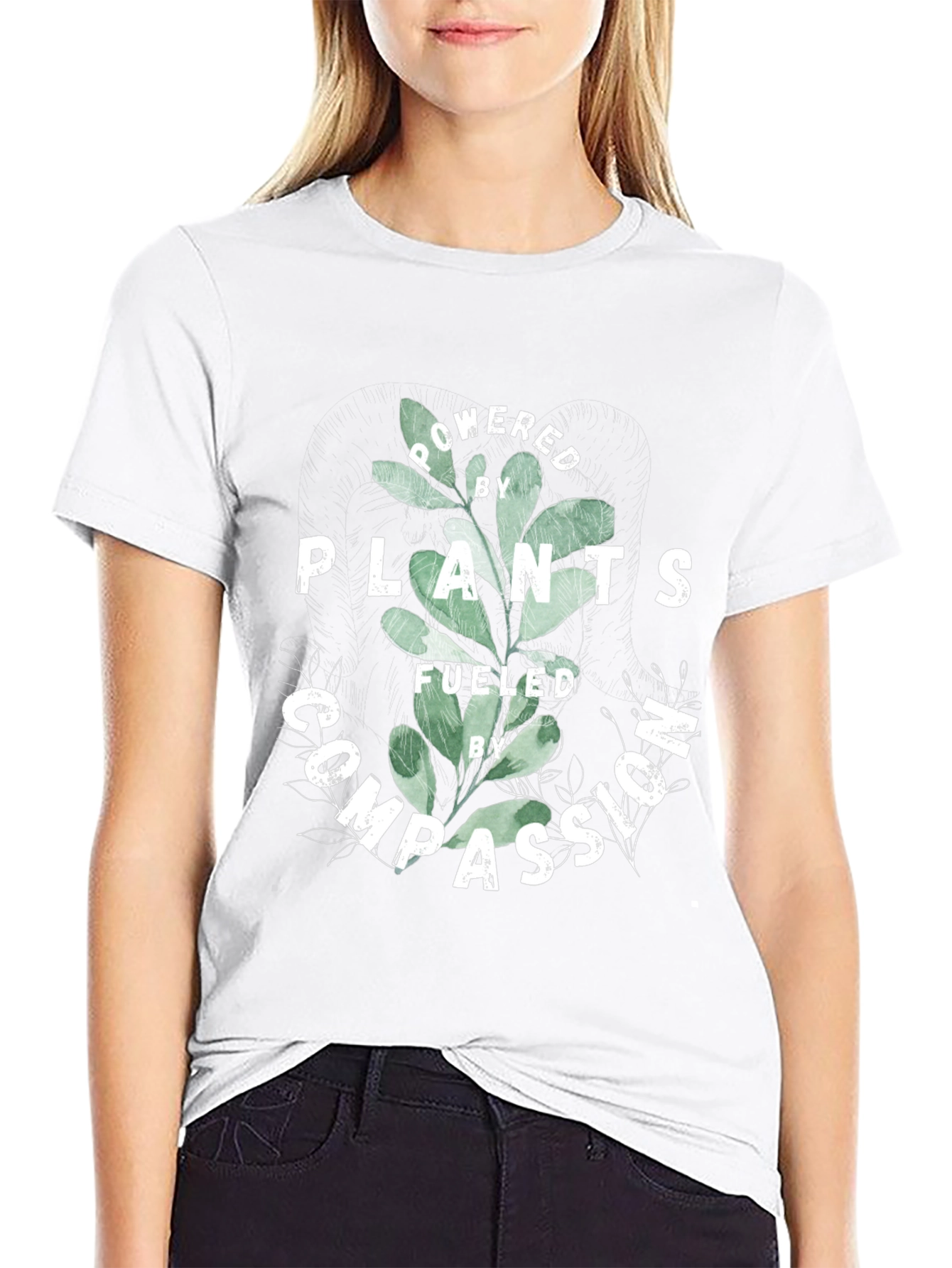 Vegan T-Shirt: Powered by Plants Fueled by Compassion