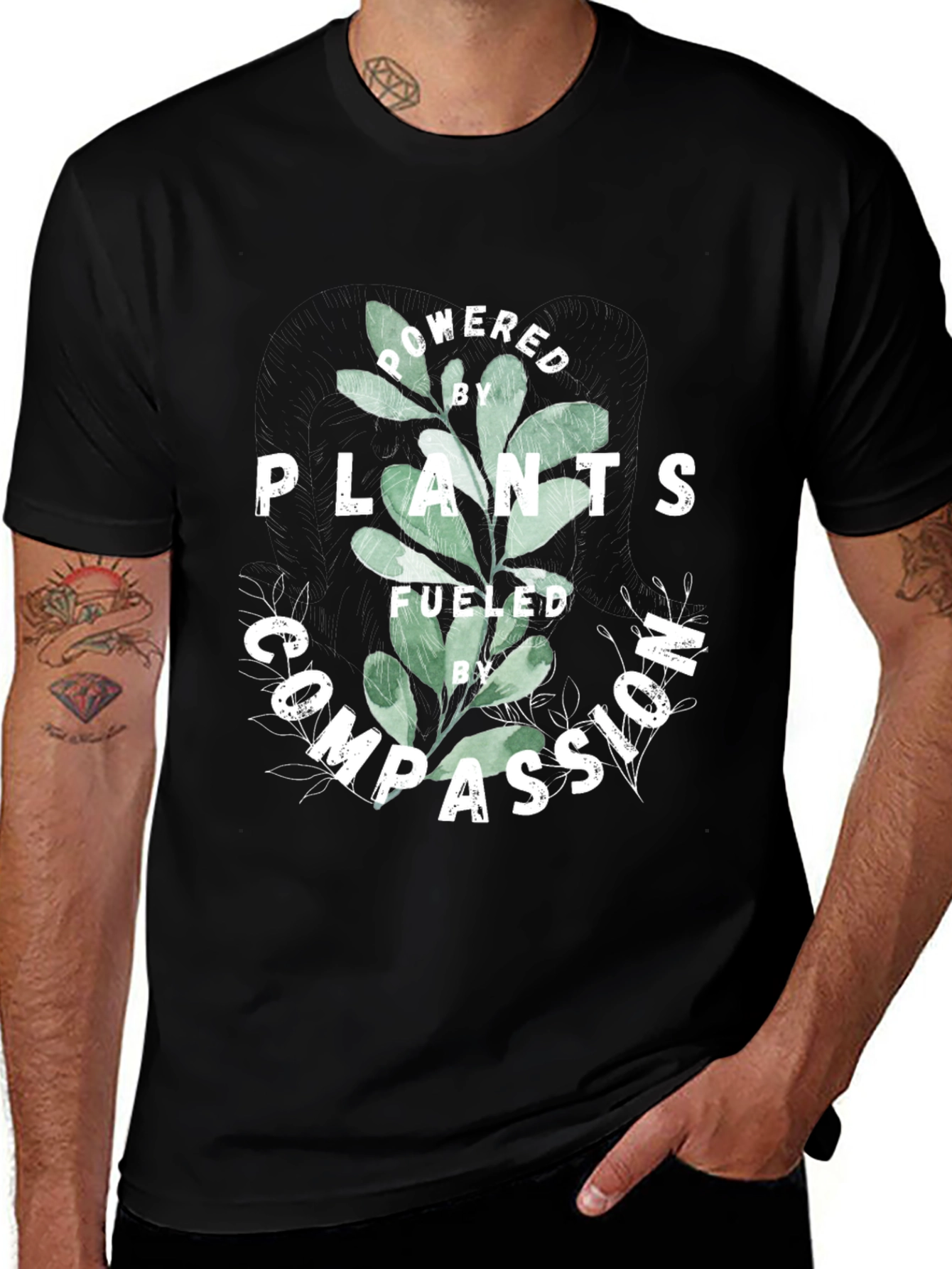 Vegan T-Shirt: Powered by Plants Fueled by Compassion