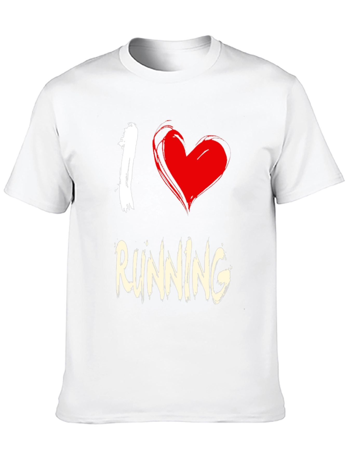 I Heart Running Black T-Shirt