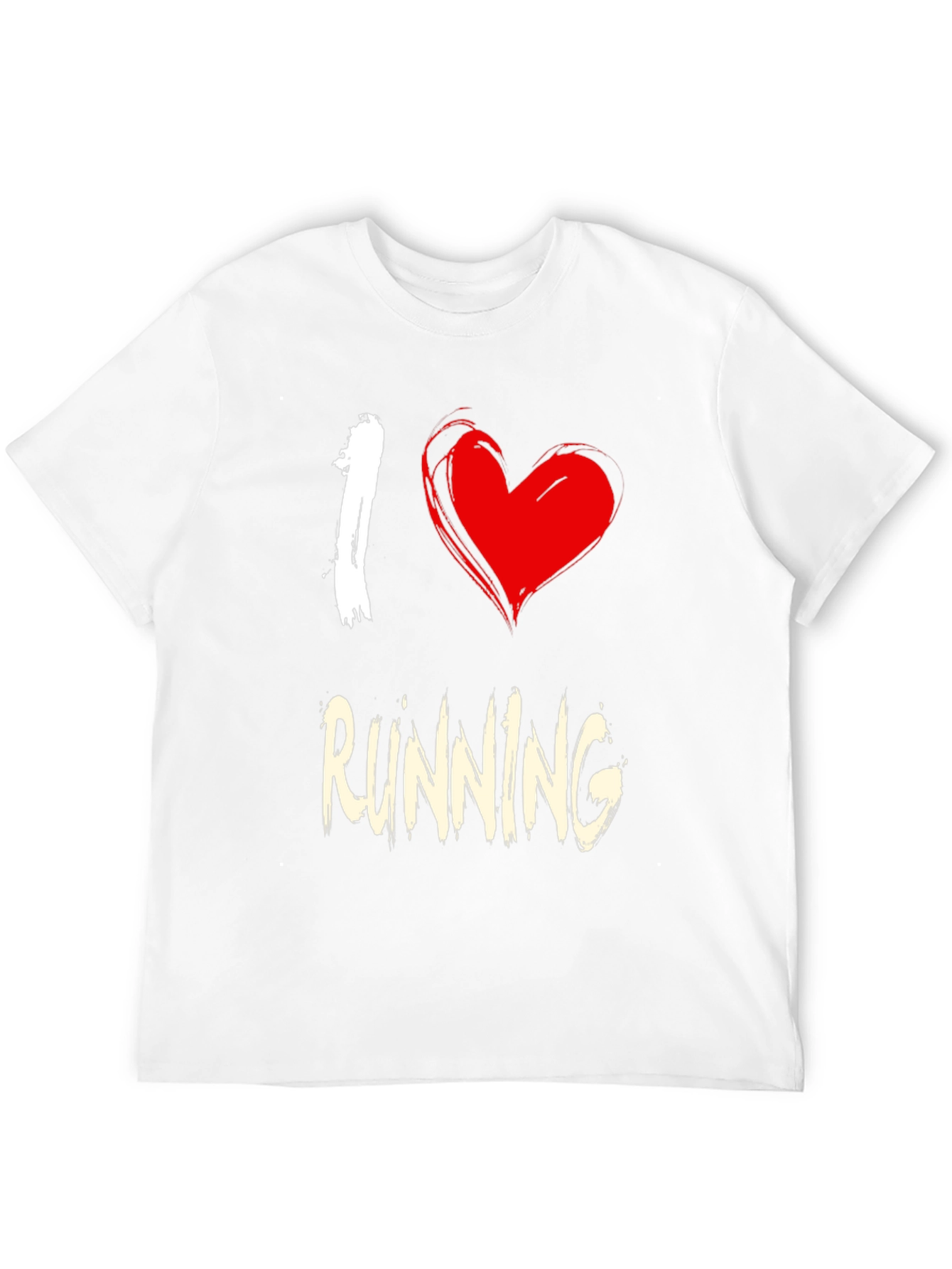 I Heart Running Black T-Shirt