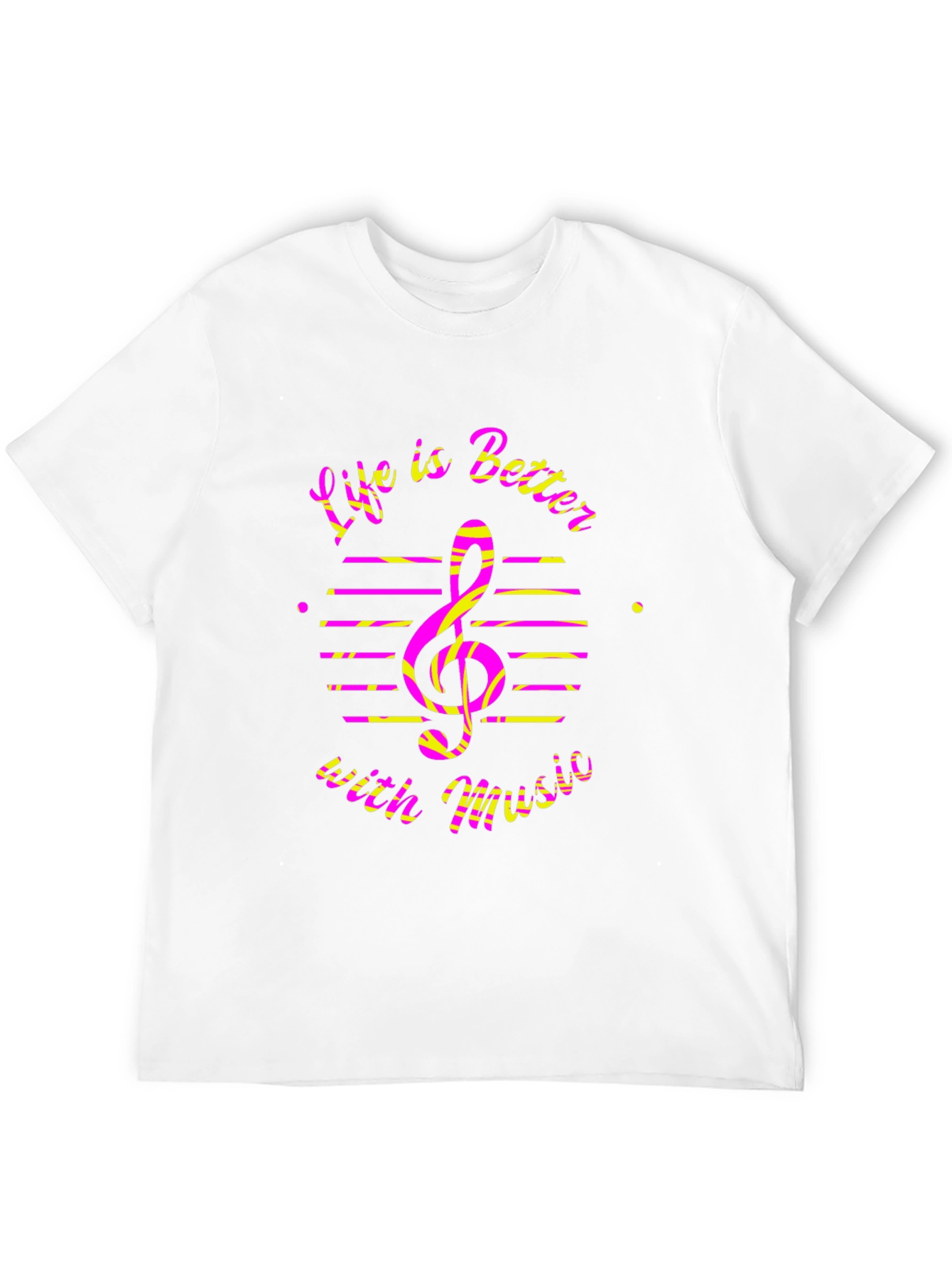 Life is Better with Music Black Graphic Tee