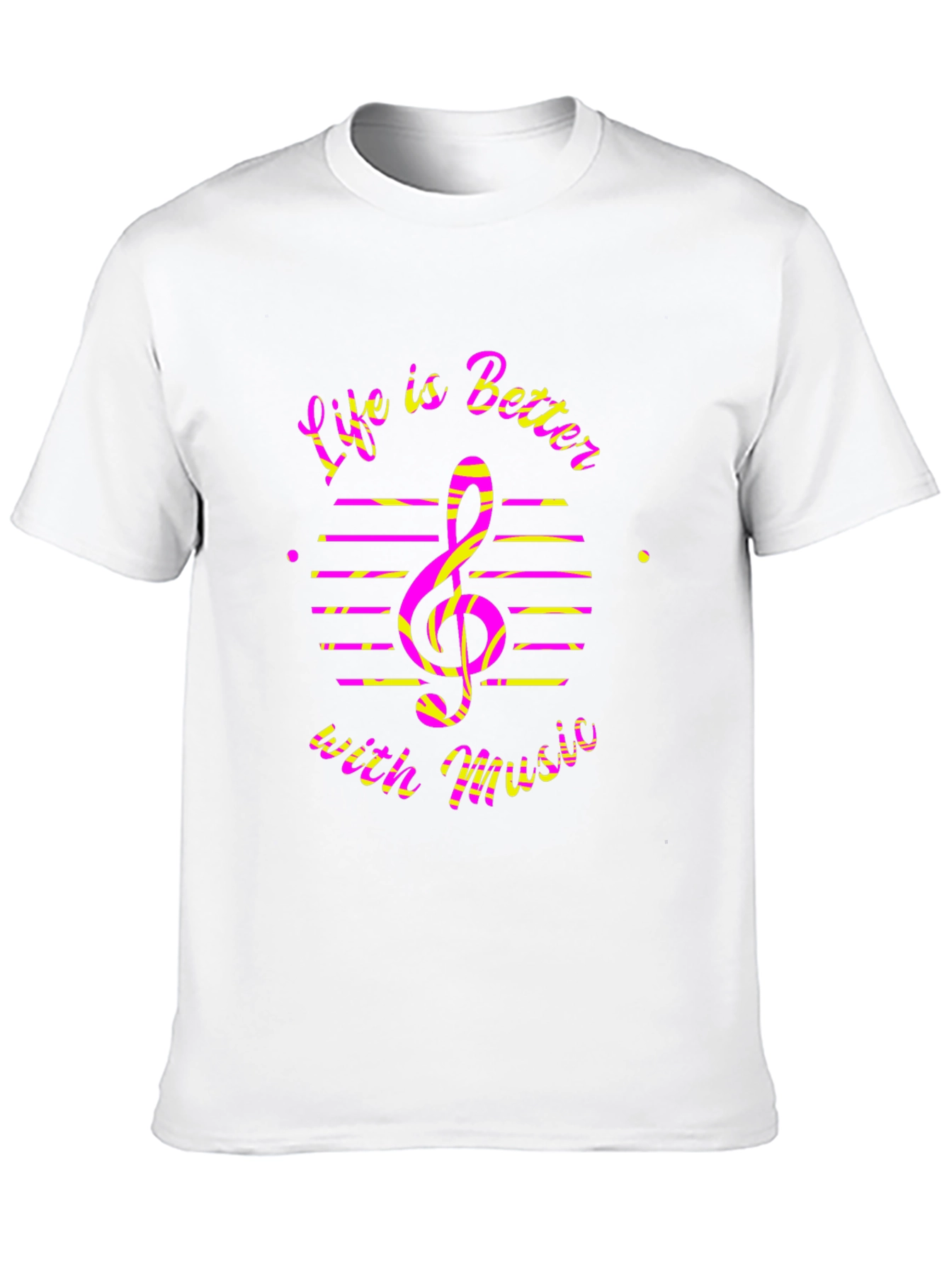 Life is Better with Music Black Graphic Tee