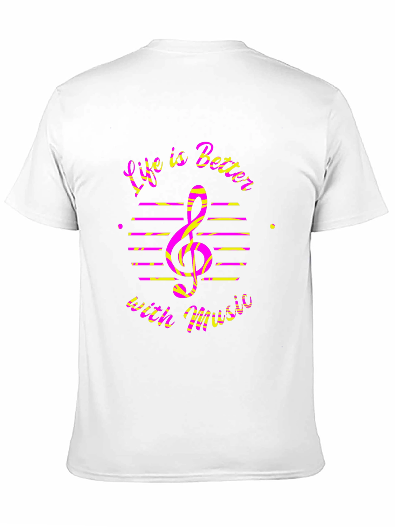 Life is Better with Music Black Graphic Tee