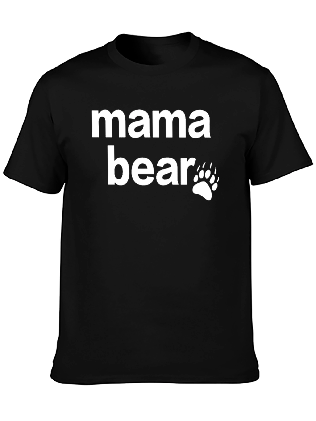 Mama Bear T-Shirt - Black Graphic Tee
