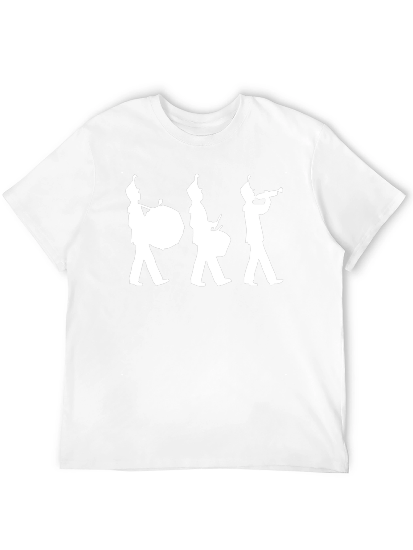 Marching Band Graphic Tee - Black Cotton T-Shirt
