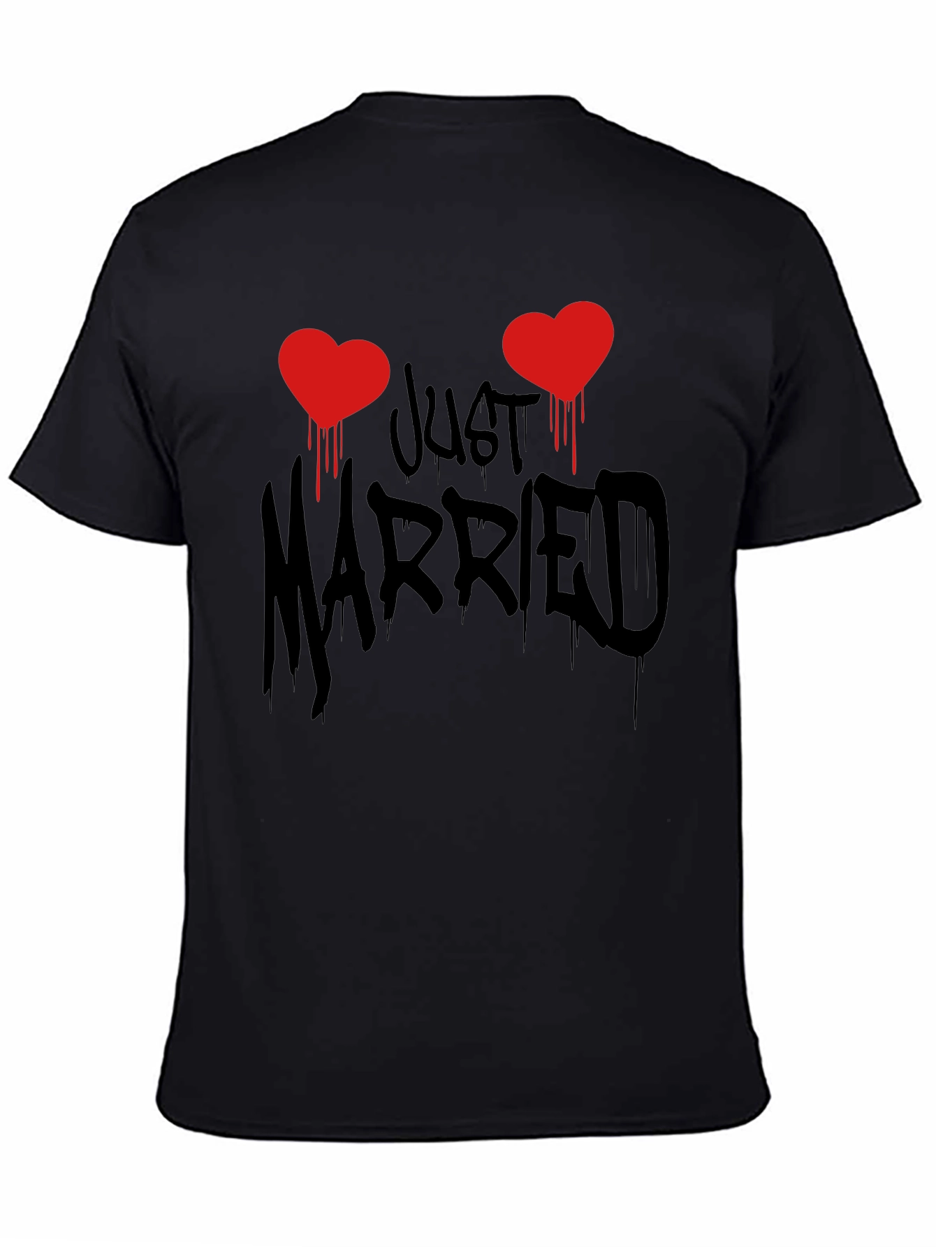 Just Married T-Shirt - Newlywed Couple Tee