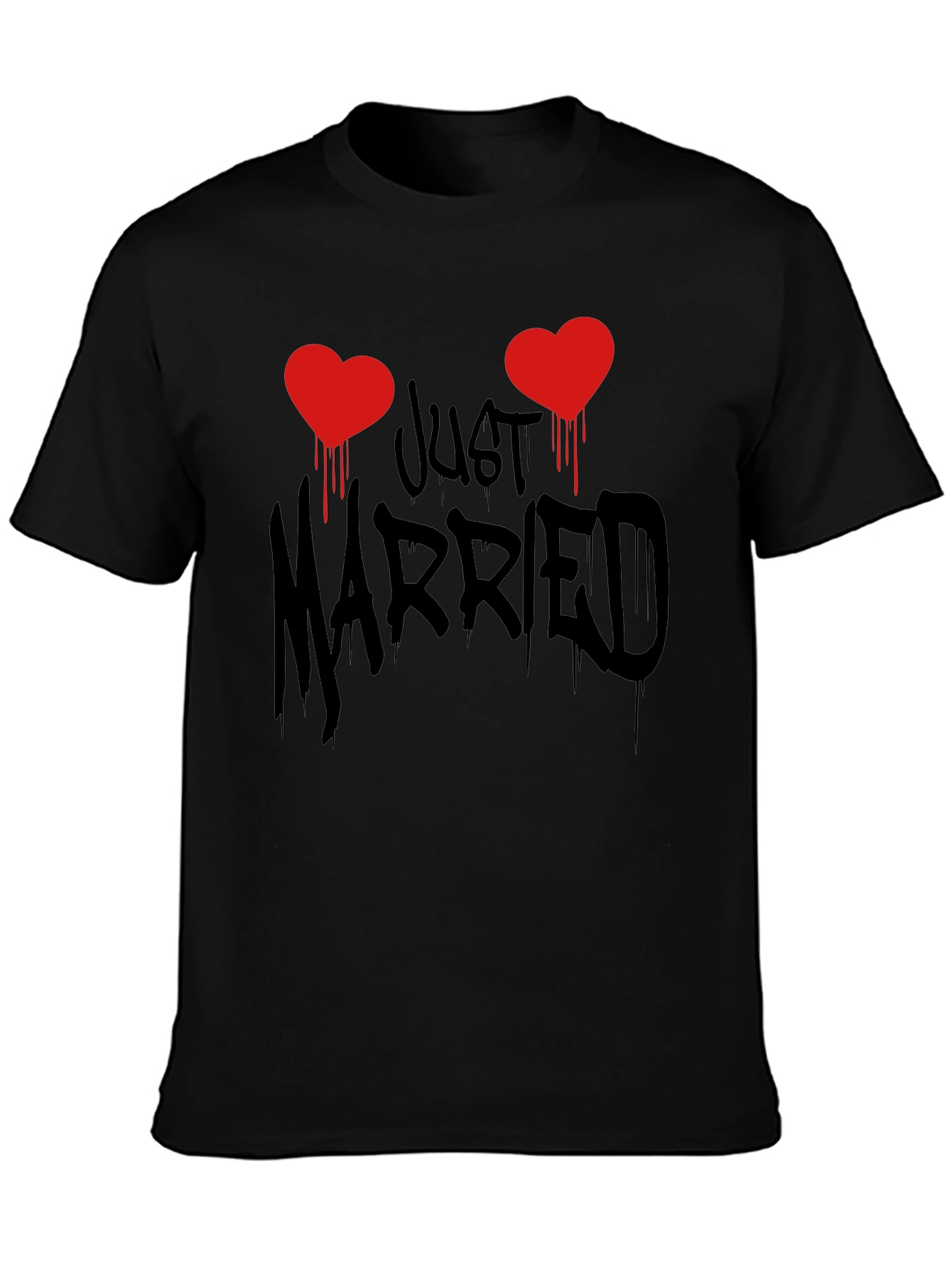 Just Married T-Shirt - Newlywed Couple Tee