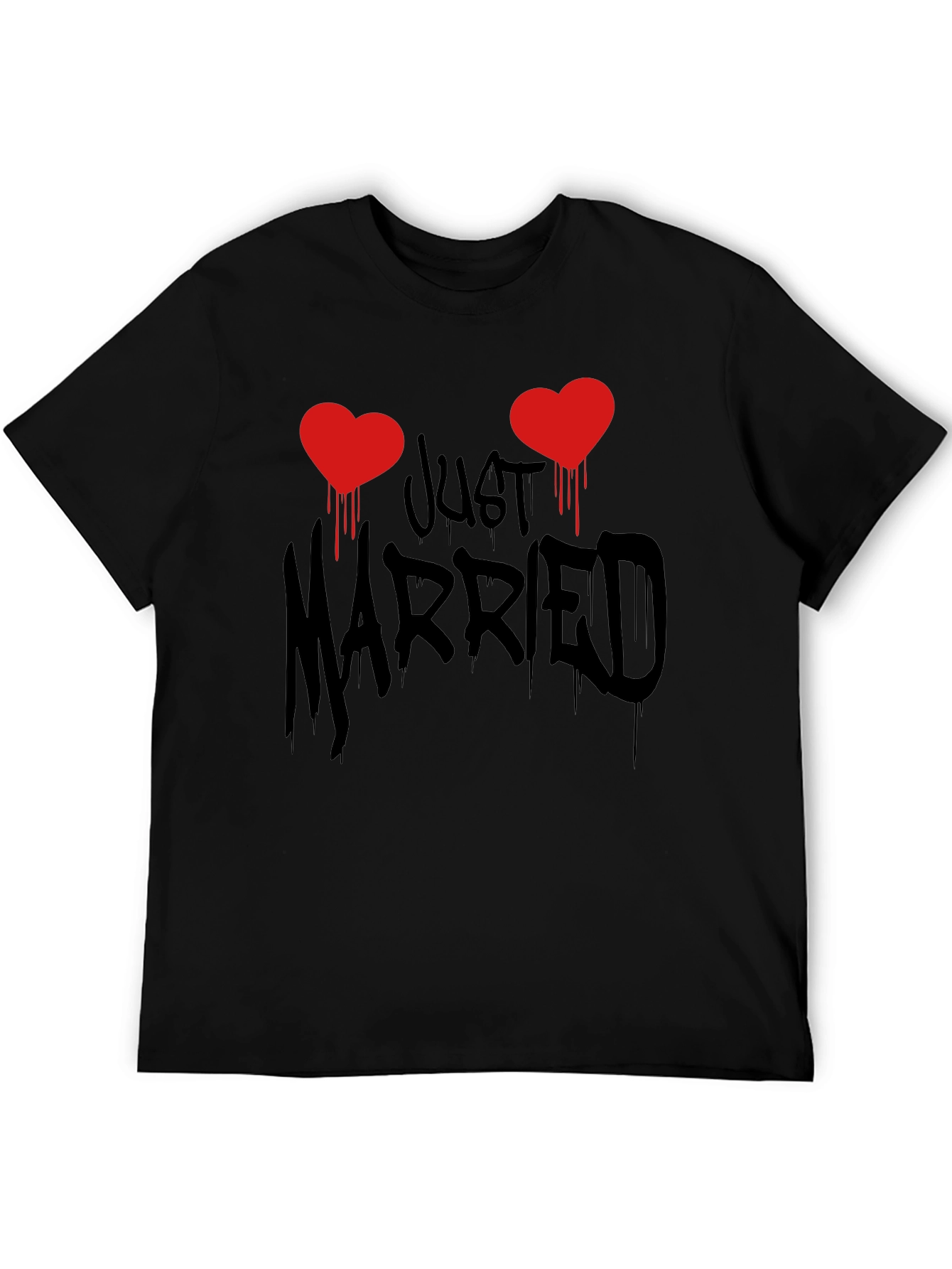 Just Married T-Shirt - Newlywed Couple Tee