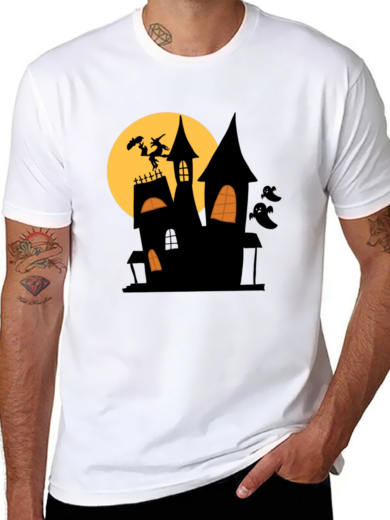 Halloween Haunted House T-Shirt