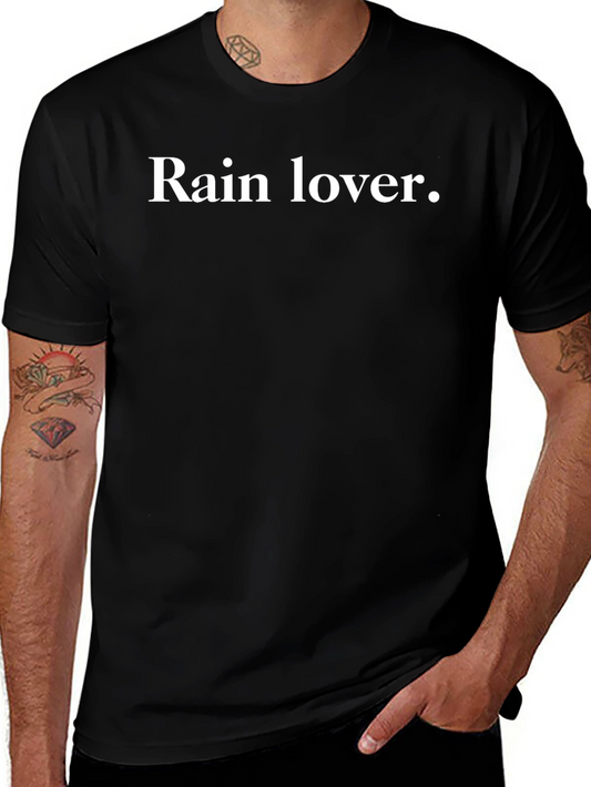 Rain Lover Black T-Shirt
