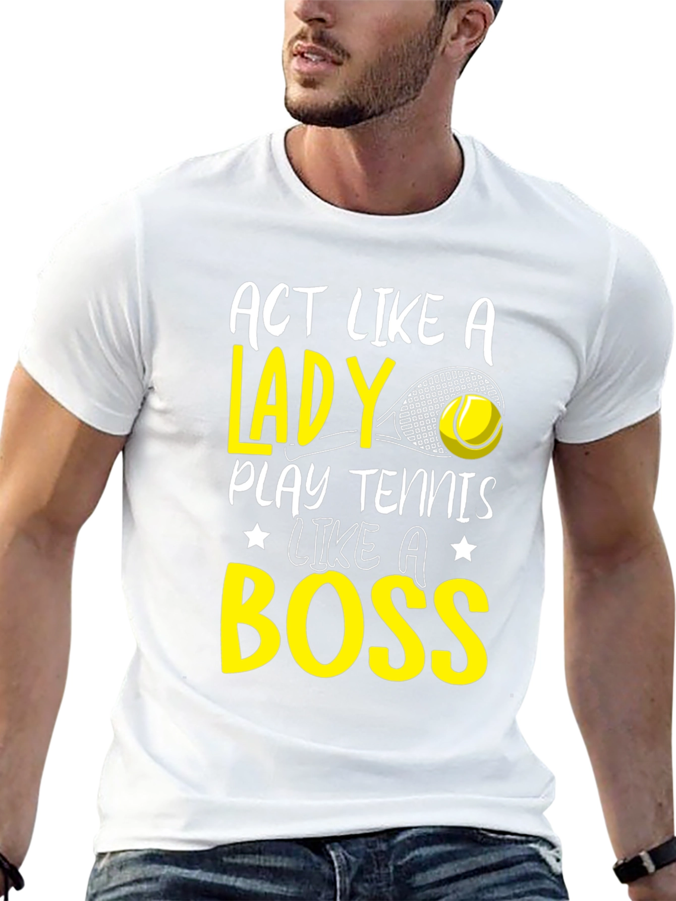 Tennis Boss Graphic T-Shirt