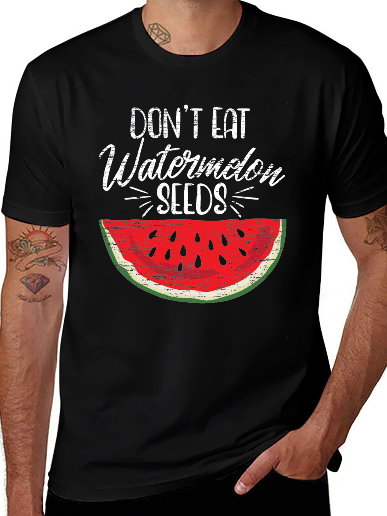 Dont Eat Watermelon Seeds Graphic T-Shirt