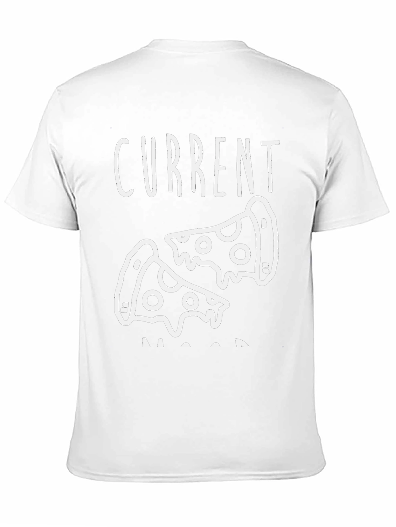 Current Mood Pizza T-Shirt - Funny Foodie Tee