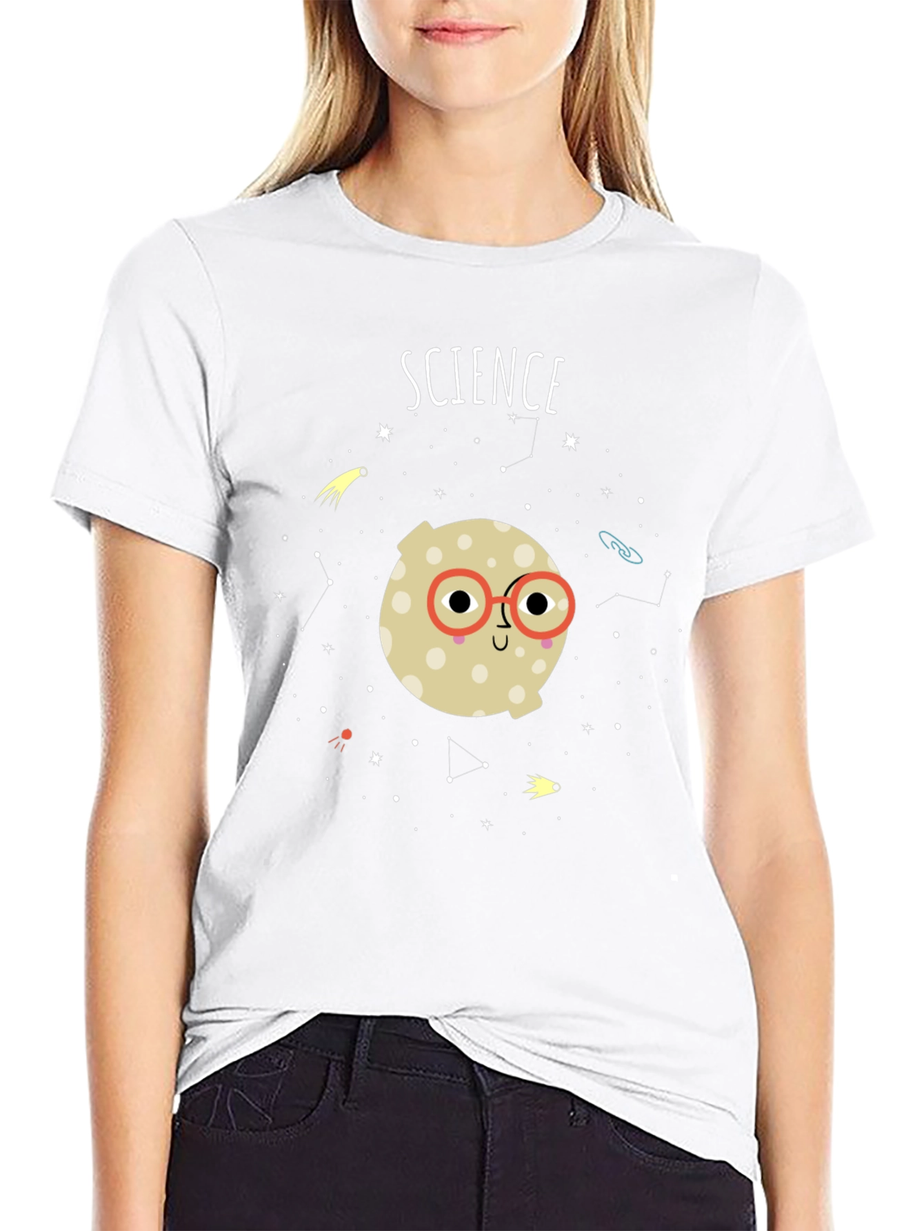 Science Moon Graphic Tee
