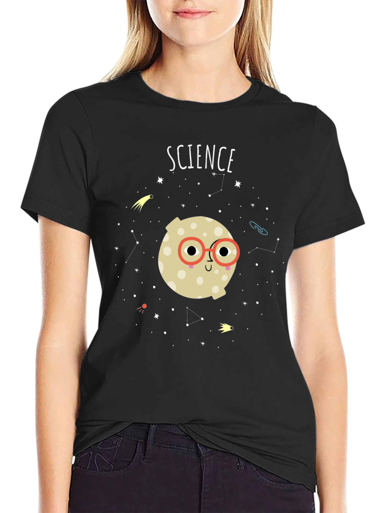 Science Moon Graphic Tee