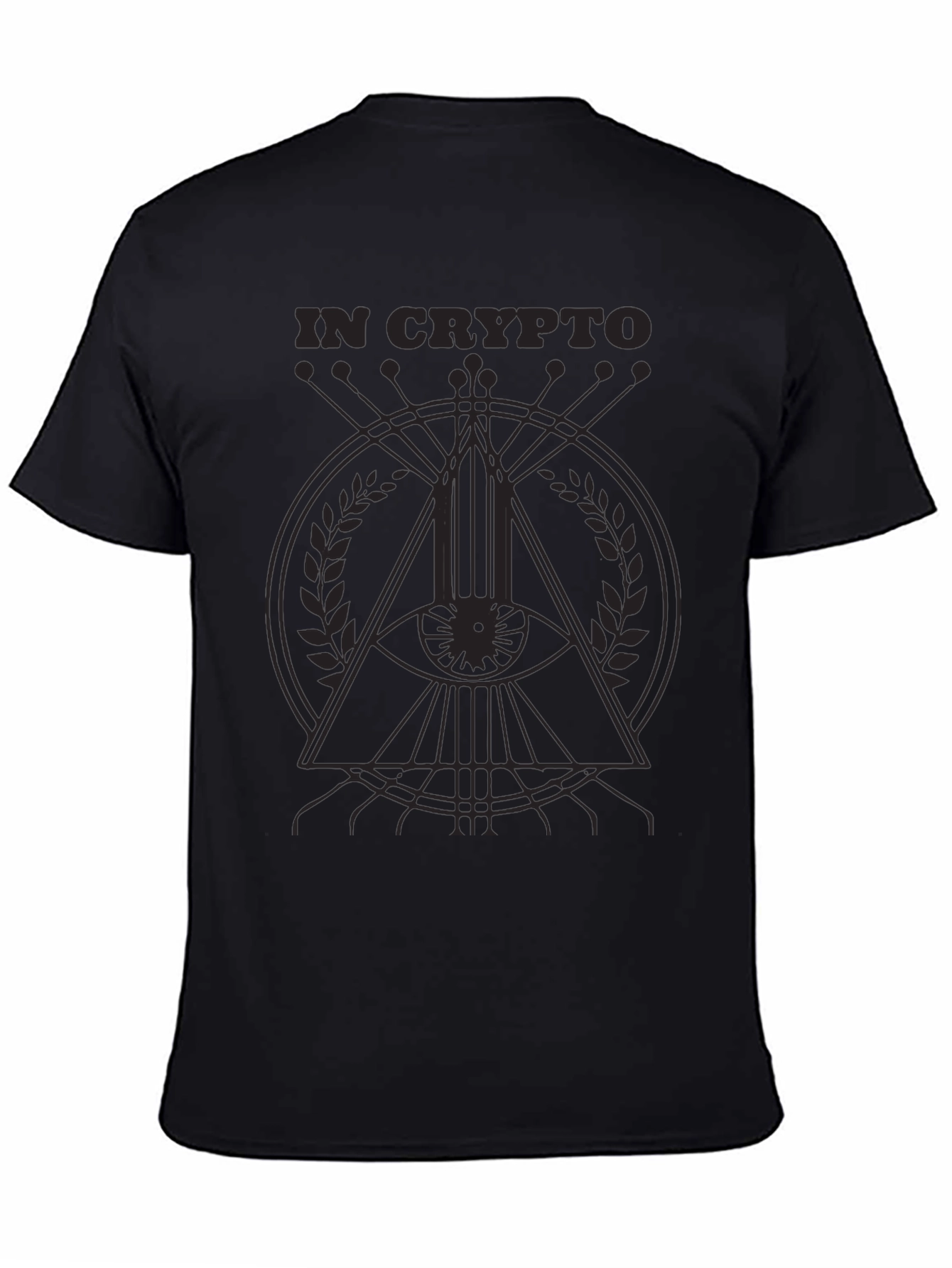In Crypto Graphic Print Tee - All Seeing Eye
