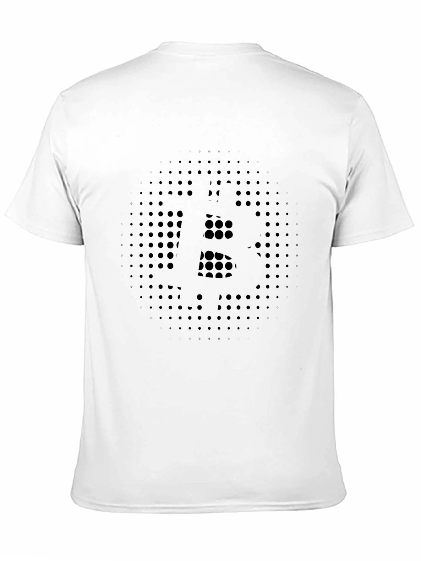 Bitcoin Dot Matrix Black T-Shirt