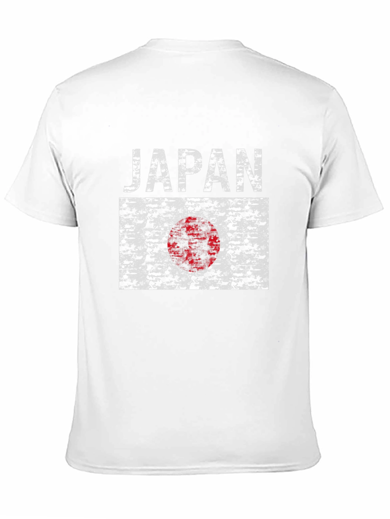 Japan Flag Graphic Tee - Black Cotton T-Shirt