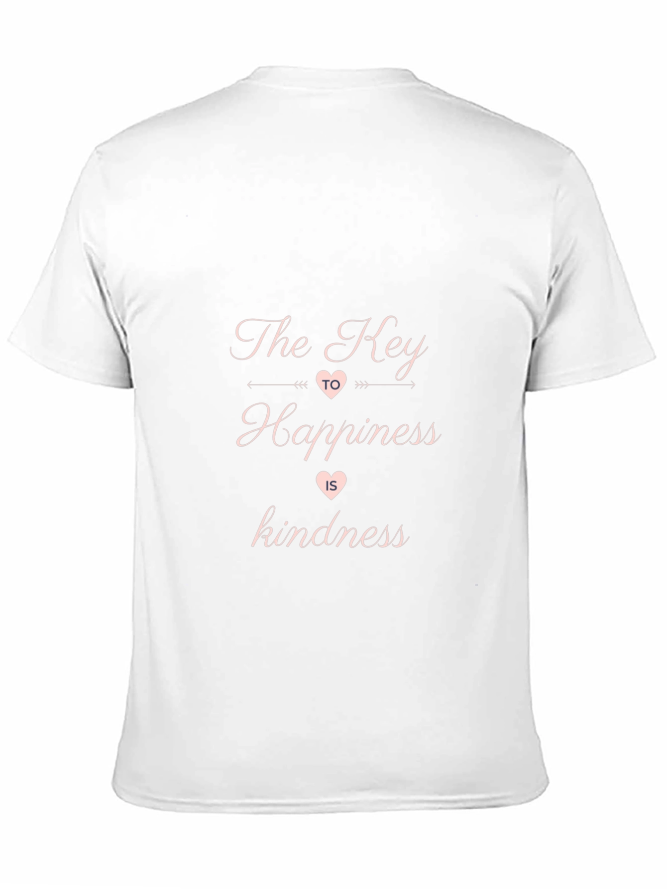 The Key to Happiness Kindness Black Tee
