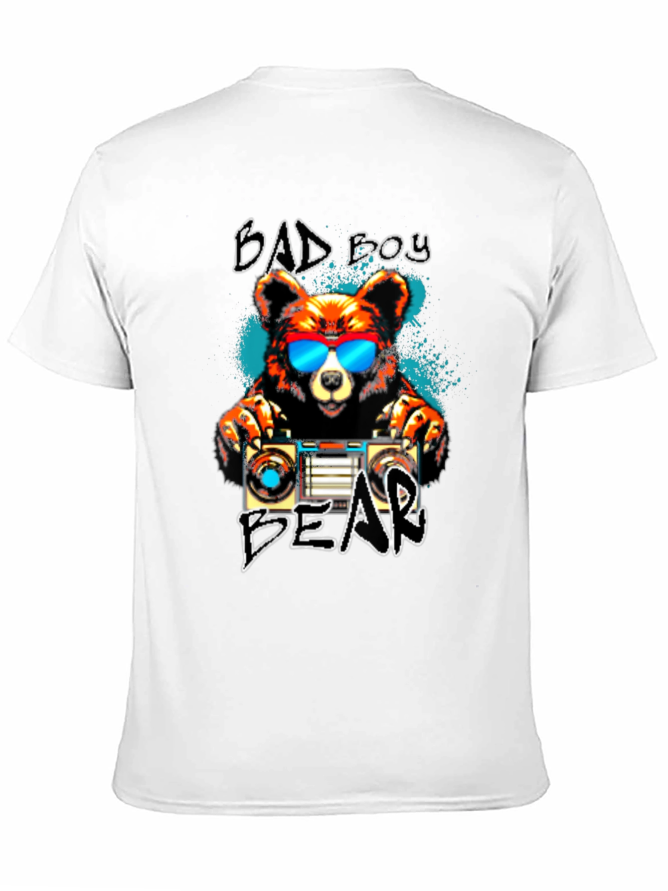Bad Boy Bear T-Shirt - Cool Graphic Tee