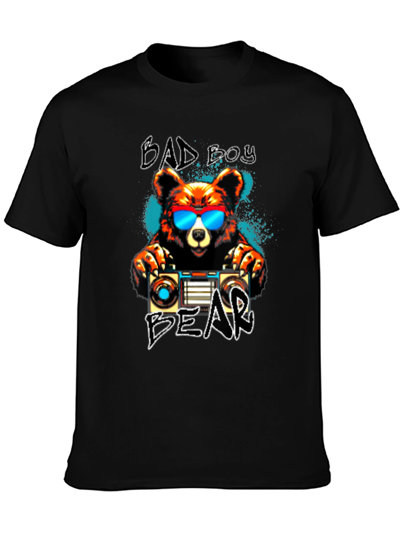 Bad Boy Bear T-Shirt - Cool Graphic Tee