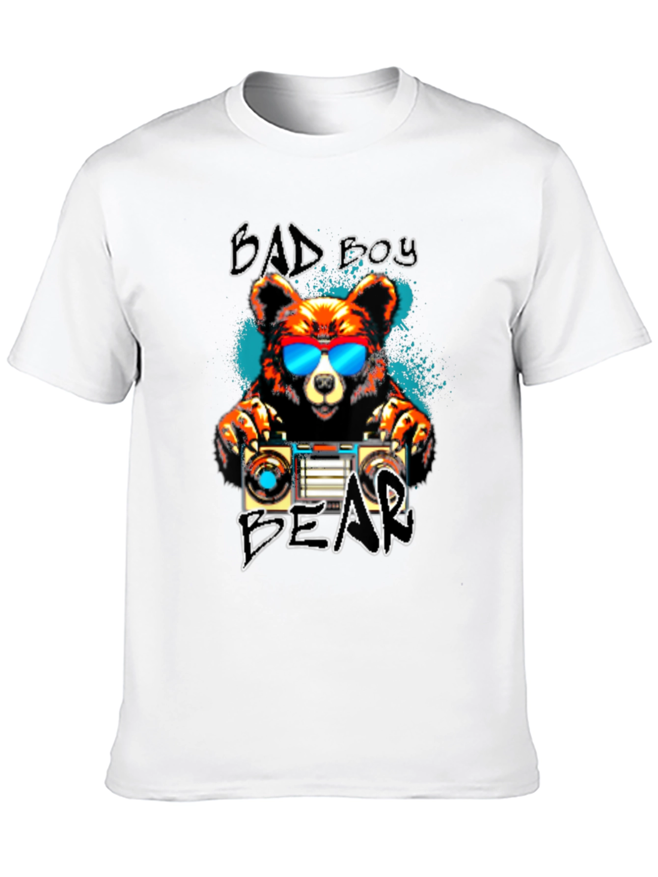 Bad Boy Bear T-Shirt - Cool Graphic Tee